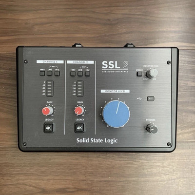 Solid State Logic SSL 2 USB Audio Interface 2-Channel Phantom Power Desktop 1/4''