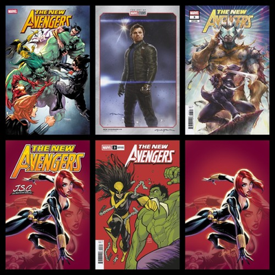#ad NEW AVENGERS #3 2025 COVER PICK VARIANTS SETS 1:25 1:100 PRESALE 8 20 NM $199.99