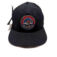 Vintage Marlboro Unlimited Strapback Hat Cap Black Adjustable NWT 90s Adventure