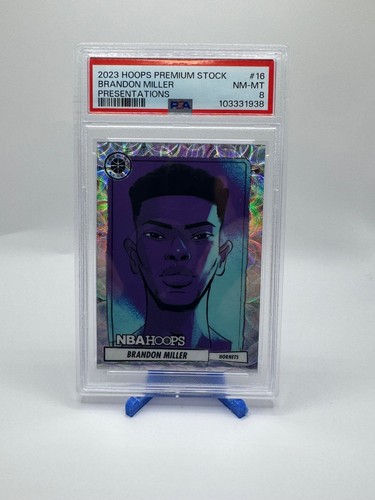 Brandon Miller #16 2023 Panini Hoops Premium Stock Presentations card
