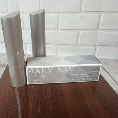 Lot Of 2 Mary Kay Velvet Lip Creme Berry Stylish 0.08 oz  #088162 NOS