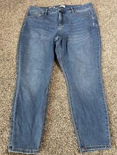 Ava Viv Womens Plus Size 20 Measure 40X27 Medium Wash High Rise Skinny Jeans