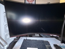 AOC CQ32G2S 32" VA LED Curved Monitor - Black/Red