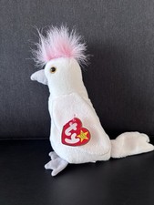   TY Beanie Baby Kuku the Cockatoo TAG ERRORS RARE RETIRED 1997 1998 Mint  