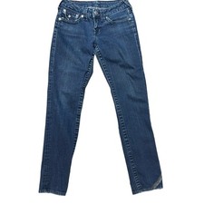 True Religion Women  s 28 x 31 Julie Skinny w/Altered Waist