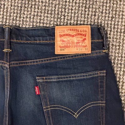 Levi's 514 W34 L32 - sattes blau - Männer-Jeans