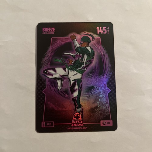2025 Bo Jackson Battle Arena Alpha Update Breeze Battlefoil Hex SSP Breece Hall