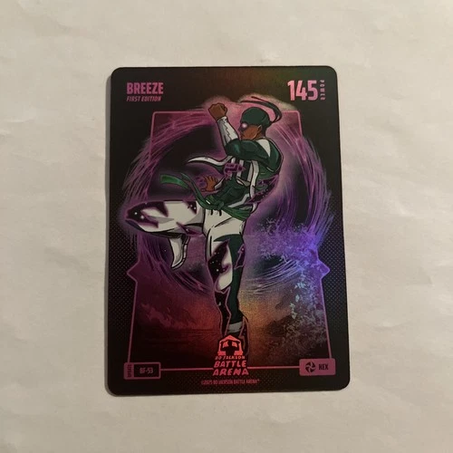 2025 Bo Jackson Battle Arena Alpha Update Breeze Battlefoil Hex SSP Breece Hall