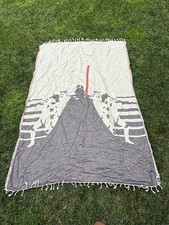 Manta Nube de Arena Grande ̃71"x51" Star Wars Darth Vader, Exhibida Nunca Lavada