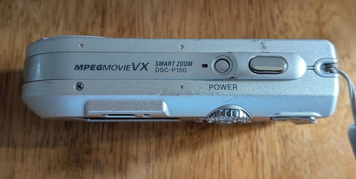 Sony Cyber-shot DSC-P150 7.2MP Digital Camera - Silver for
