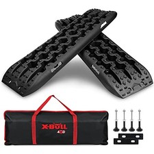 New Recovery Traction Tracks Sand Mud Snow Track Bag Hardware Tracks Black