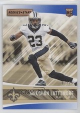 2017 Panini Rookies & Stars Rookies Red & Blue 7/25 Marshon Lattimore #244 0c3
