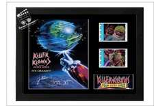 Killer Klowns from Outer Space Film Cell Display Cast signed Amazing With COA