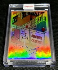 SHOHEI OHTANI AUTO TOPPS PROJECT 70 CARD 765-A OLDMANALAN ON-CARD AUTO #20/70