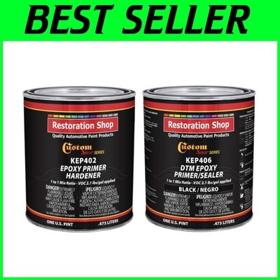 Fast Dry Black Epoxy Primer Sealer - Automotive/Industrial-//