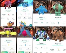 Shiny Legendary with Special Background Go Fe...