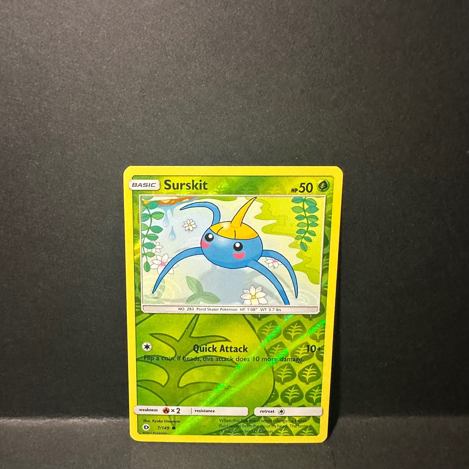 Surskit 7/149 Common SM Base Set Pokemon Lightly Played