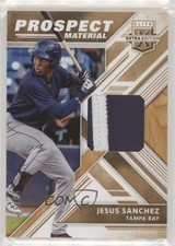 2018 Panini Elite Extra Edition Prospect Materials Gold 53/99 Jesus Sanchez hg6