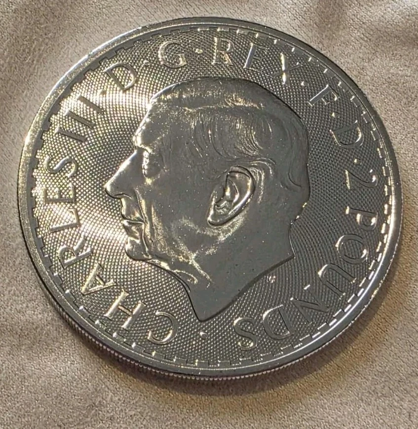 2026 Britannia Royal Mint 1oz 0.999 Silver Bullion Coin King Charles III - Image 2 of 4