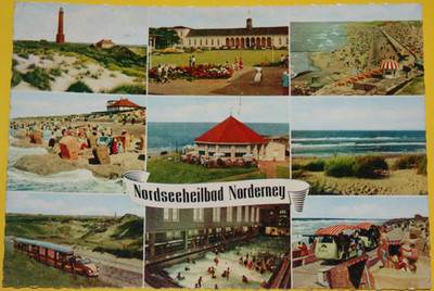 AK. North Sea Spa Norderney. BM-Mi: 303 to Bielefeld on 6.9.1961 (11.010)