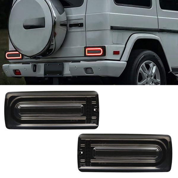 LED Lightbar Upgrade RüCkleuchten Schwarz Smoke FüR Mercedes G Modell W463-image