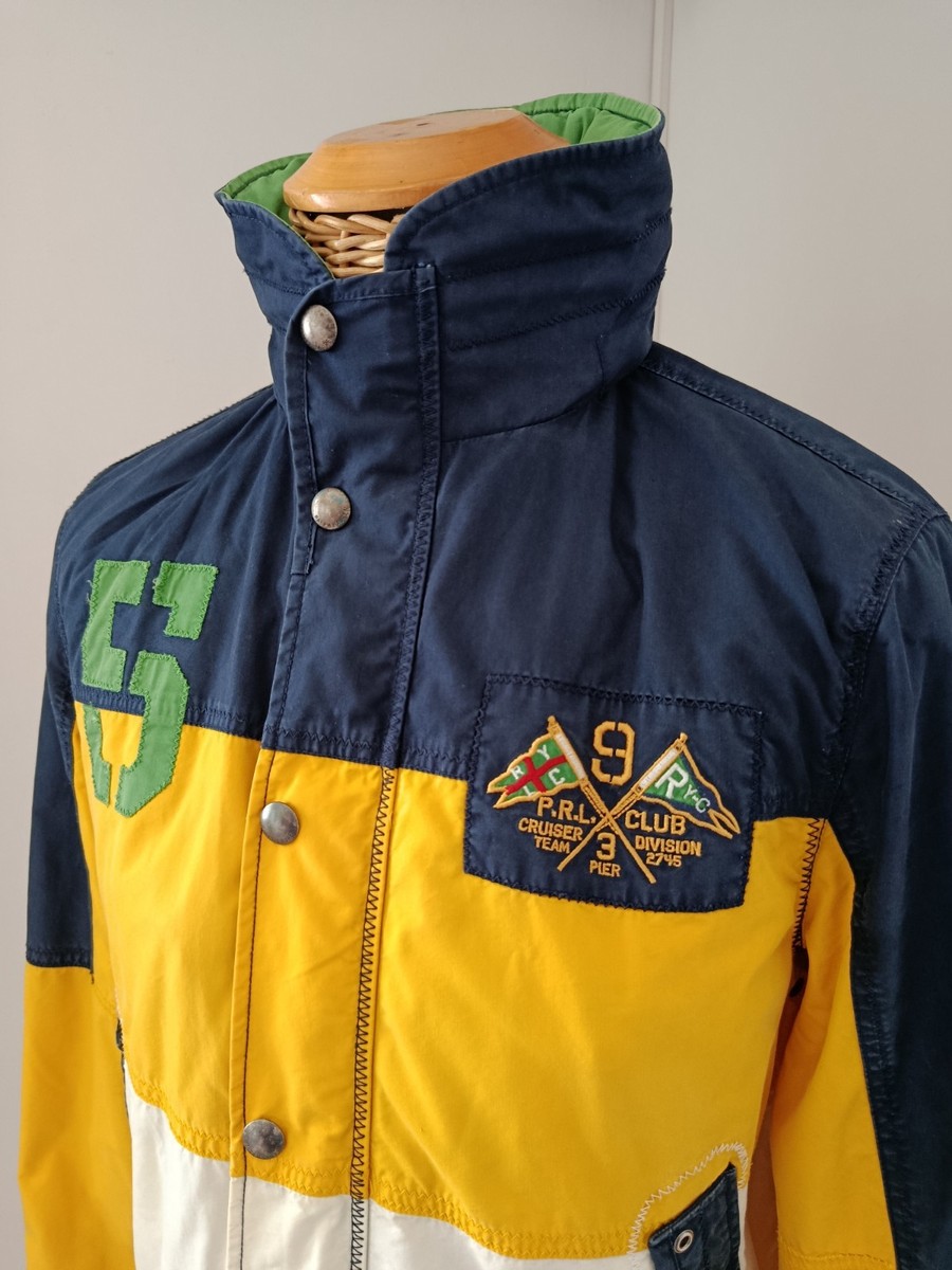 Polo Ralph Lauren Rare Yacht Club Colorblock PRL Windbreaker