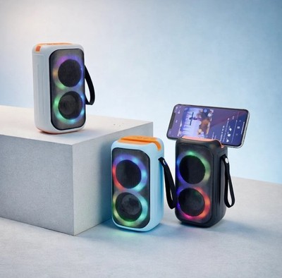 Leistungsstarke tragbare Solar Bluetooth Box Kabellos Mini RGB LED Lautsprecher