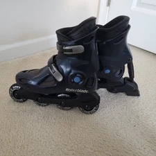 Rollerblade Blue Black Spiritblade 25.5 Size Aggressive Inline Roller Skates.
