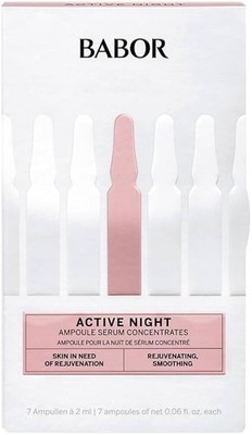 Babor Active Night Ampoule Concentrates, 7-Pack, 2ml Each