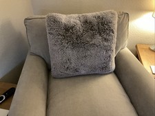4 Large Cushions In A Lavender Colour