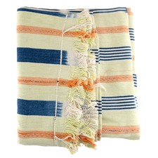 West African Bondoukou Indigo Cloth #16973 Burkina Faso Multicolor Cotton