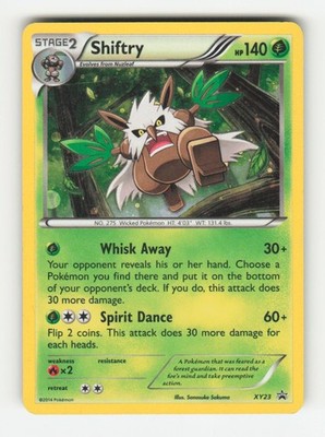 Shiftry XY23 Cosmos Holo Promo XY Promo Pokemon Heavily Played Sanosuke Sakuma