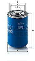 Wk 940/12 MANN-FILTER Kraftstofffilter FüR Scania