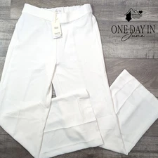 MNG Committed Pantalon Wide Leg Pants Size M