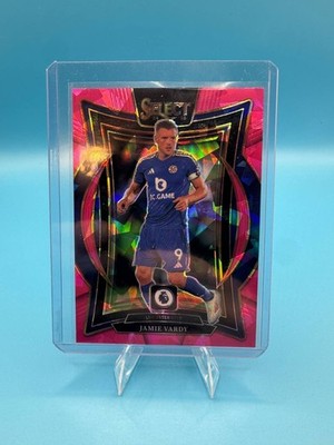 2024-25 Panini Select - Jamie Vardy  #91 Pink Ice / Leicester City