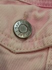 GAP Denim Women's Size medium Pink Cropped Icon Jacket Coat Button Up — photo 8