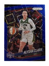 2025 Panini Prizm WNBA Alysha Clark Blue Velocity Prizm #129 Mystics/Wings