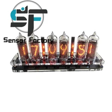 IN-14 6-Digit Nixie Tube Clock Creative Desktop Clock Innovative Home Decor New