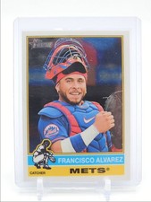 FRANCISCO ALVAREZ 2025 TOPPS HERITAGE BASEBALL CHROME METS #178 Q3478