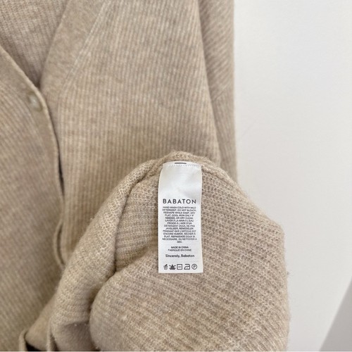 Aritzia Damen Babaton Small Krull Strickjacke Oversized Merinowolle Cardigan CN - Bild 11 von 15