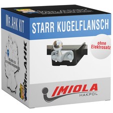 Anhängerkupplung starr für Ford Ranger III 16-23 inkl. ABE EBA
