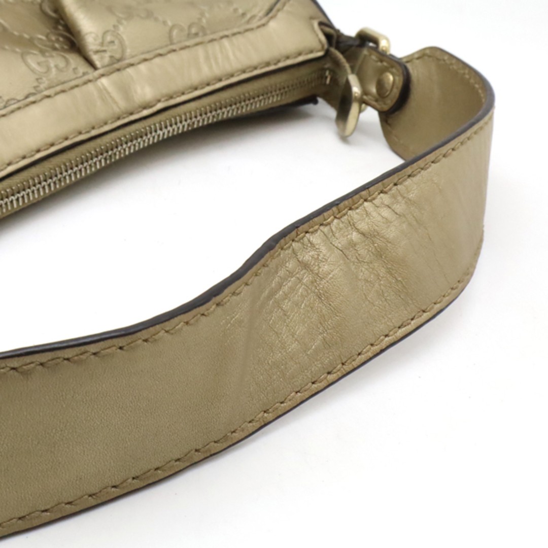 Gucci Guccisima Sookie Leather Shoulder Bag Gold Used AB 33-38cm thumbnail 7