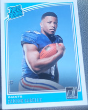 Panini Donruss 2018 Rated Rookie Saquon Barkley #306 Giants NFL Football Card. rookie card picture