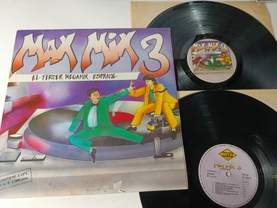 MAX MIX 3 Third Megamix (MAX Music 1986 Italo Dance) - 2 X LP VINYL 12'' G+/VG