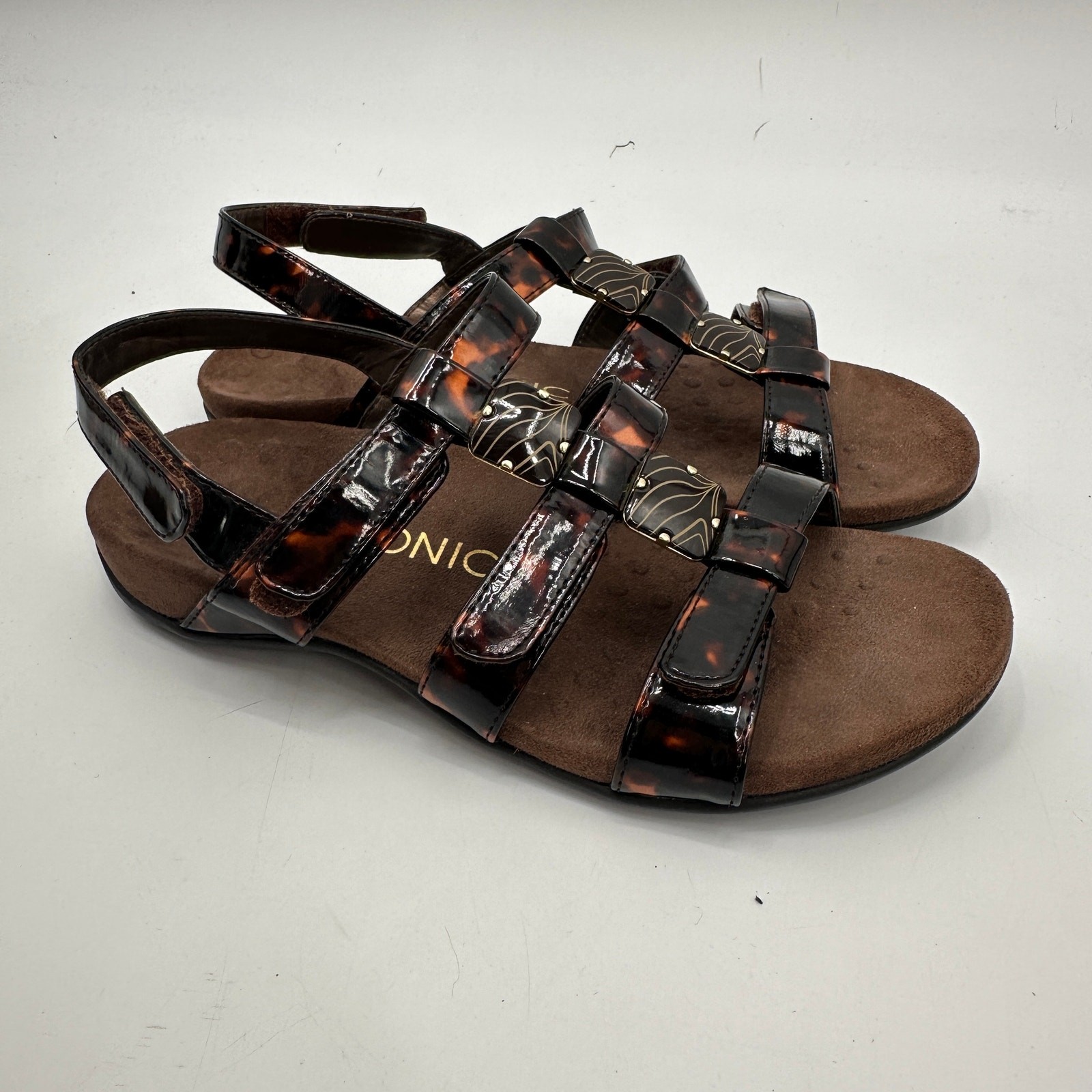 VIONIC Amber Brown Tortoise Shell Adjustable Stra… - image 3