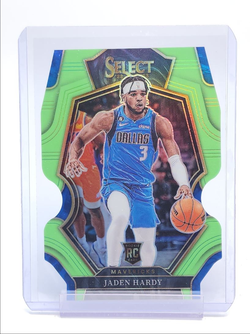 JADEN HARDY 2022-23 SELECT PREMIER ROOKIE NEON GREEN DIE CUT RC /49 Q4390