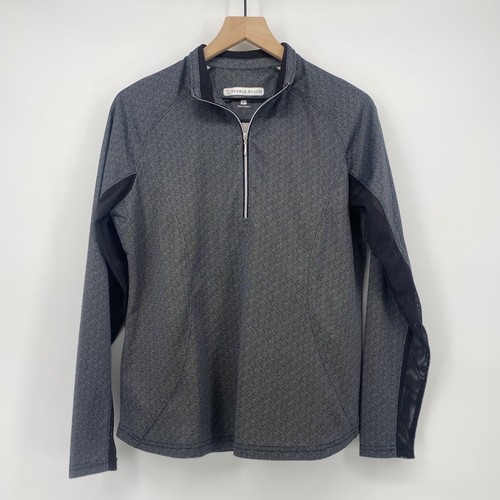 Pebble Beach Pullover Large Blue Dry-Luxe Performance Quarter-Zip Excellent