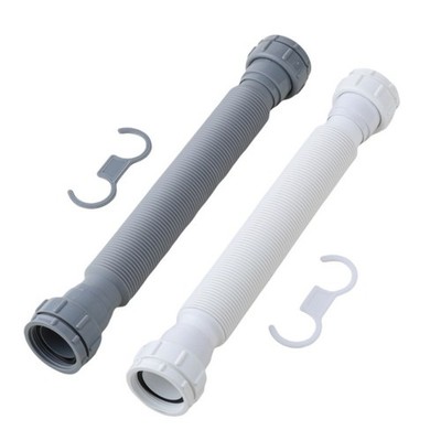 Bathroom Drain Converter Dual Head Drain Pipe Sturdy Plastic Construction