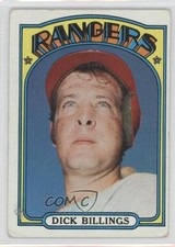 1972 Topps Dick Billings #148 0d2