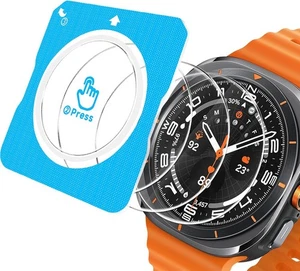 2-Packs Protecteur d'écran en verre transparent pour Samsung Galaxy Watch Ultra 2025/7 6 5 4